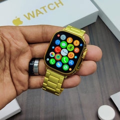 Gold Ultra Watch with apple logo