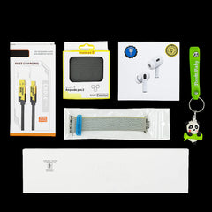 6-in-1 Premium Gadget Combo – Series 10 Watch, Air Pro 2, Premium Extra Strap, 4 in 1 Fast Charging Cable, Silicon Cover & Styles Keychain