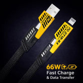 3-in-1 Cable 13 A 1.2 m Metal Braided 65 Watt 100 Mbps Braided Fast Charging
