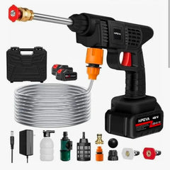 High-Pressure Car Wash Gun – Adjustable Jet Spray Nozzle for Deep Cleaning Cars, Bikes & Outdoor Surfaces