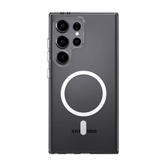 Samsung Anti Yellow MagSafe Transparent Clear Case – 🎁 4 Items Included