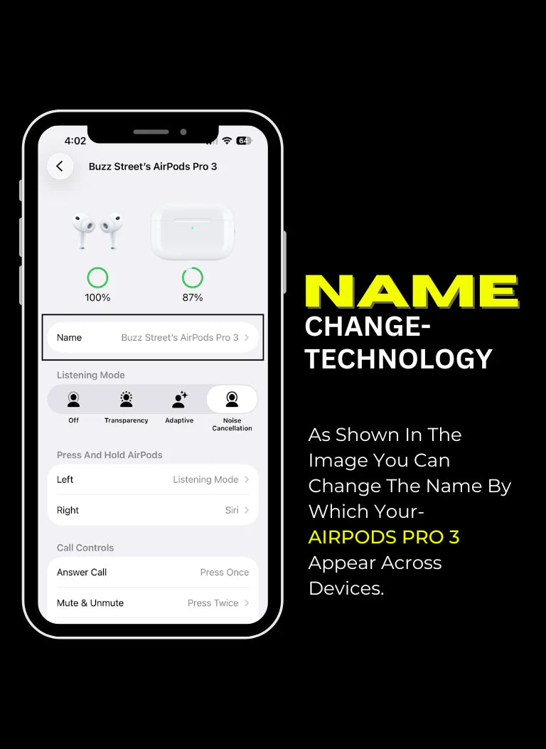 AirPods Pro 3 With Noise Cancellation | Free 10,000mAH Mag Safe