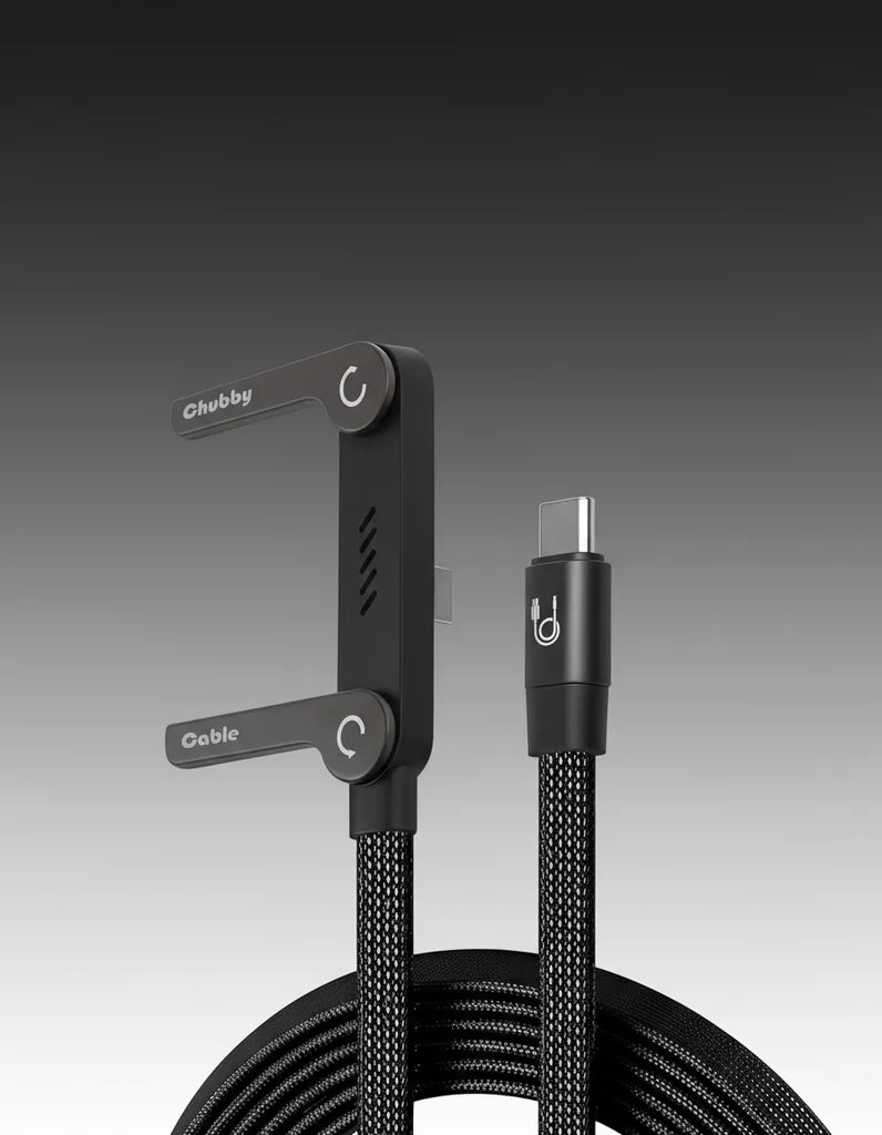 ChubbyCable StandLite: Your Indispensable 240W Charge & Stand Solution
