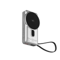 Nemo 10000mAh compact magnetic wireless powerbank with 20W built-in Type-C cable