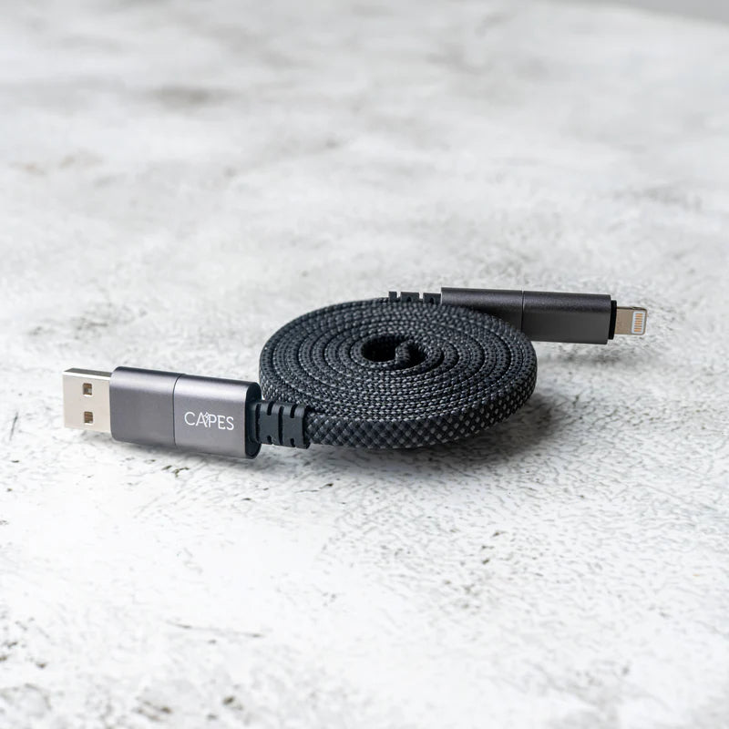 MagLock 4-in-1 Flat Magnetic 240W Fast Charging Cable [1M]