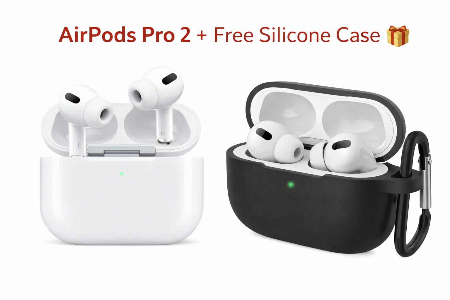 Airpods Pro 2 With Free Silicon Case