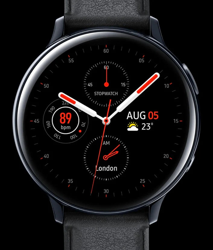 Active 2 Smartwatch | Premium Round Display, Fitness & Health Tracking