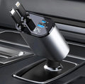 120W 4 in 1 Retractable Car Charger,Car Phone Charger, Retractable Cables & 2 USB Ports Car Adapter for Android Phones & iPhone