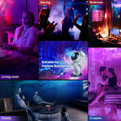 Glowry Astronaut Galaxy Light Projector